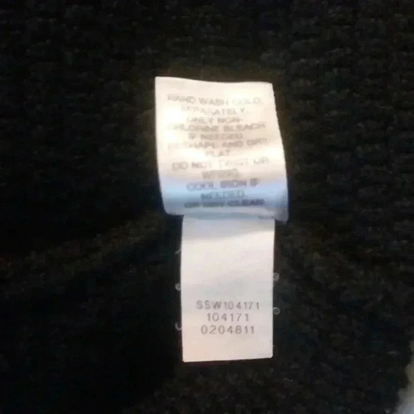 J Jill Black Long Sleeve Cotton Blend Tunic Sweater Size M - Picture 8 of 8